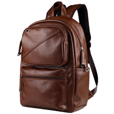 

Новые мужские кожаные рюкзаки Мягкие рюкзаки Бизнес Daypack Рюкзак Сумки