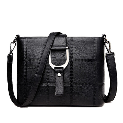 

PU Cuir Femmes Sac À Main Deux Pièces Femelle Épaule Sac Filles Messenger sac Casual Femmes Sac
