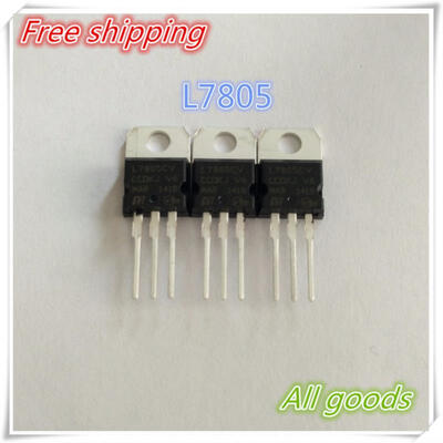 

Free Shipping 200pcs LM7805 L7805 7805 Voltage Regulator IC 5V 15A TO-220