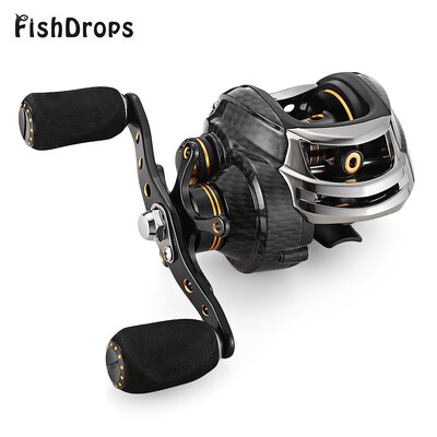 

FISHDROPS LB200 7.0: 1 Baitcasting Reel 18 Шариковый подшипник Карп Рыбалка Левая правая приманка Рыболовная катушка