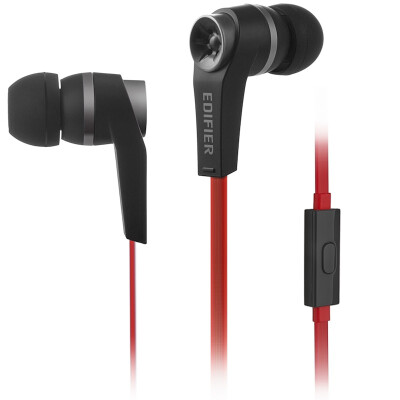 

Edifier (EDIFIER) H275P mobile phone headset fashion ear earphones can call low frequency outstanding cool black and red