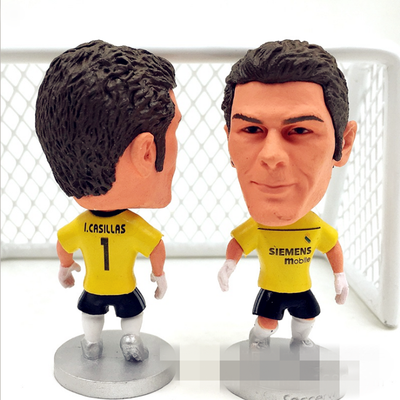 

5 PC Soccerwe Футбольная звезда куклы Zidane Raul C. Philippine Мосс Белл Бензема Футбол Кукольная модель Мини Статуя