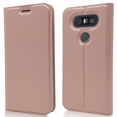 

Роскошный чехол для кошелька для LG Q8 Высококачественная искусственная кожа с флип-крышкой Kickstand Anti-shock Full Protection