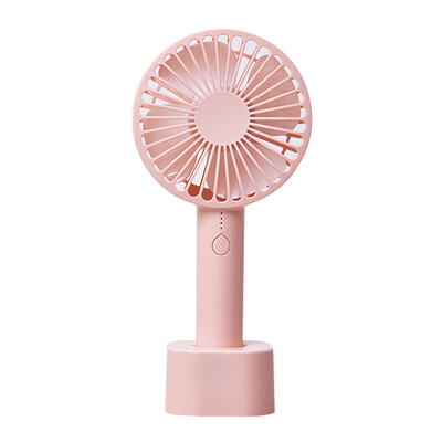 

Youlejia electric small fan Mid-Autumn Festival gift simple handheld data cable rechargeable battery dual-use 3-speed adjustment mini portable fan pink S248B