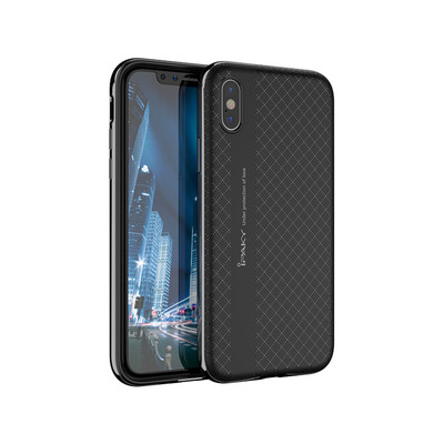 

Для iPhone x case Оригинальная марка iPaky Для корпуса iphonex Ультра Silm Armor PC Frame + силиконовая задняя крышка для iphone 10 case 5.8 "