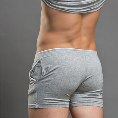 

2018 new mens cotton-cotton casual fitness pants male boxer pajama pants
