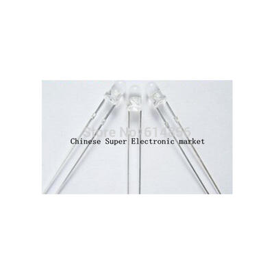 

100pcs LED 3mm 940nm IR Infrared Emitting Diode Round Tube Light Lamp Water Clear Emitter Emission
