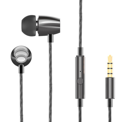 

Rapoo VM120 In-Ear Headphone Gaming Headset Computer Phone Headset Jedi Survival Headphone Eating Chicken Headphone Grey