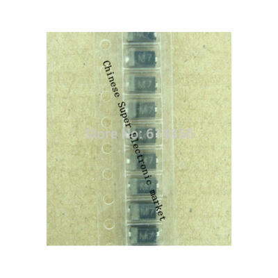 

2000PCS M7 SMD silicon rectifier diodes IN4007 1N4007 DO214 Encapsulation