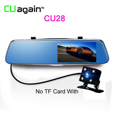 

CU28 DVR 5 Night vision ADAS HD 1296P Car Camera Dual Rearview Mirror Dash Cam G-Sensor Parking Monitor Recorder