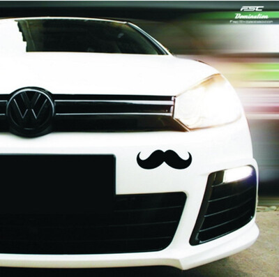 

Car Reflective Sticker Creative Men Bread British Style Sticker Detective Moustache Epic Stache Decoration Car Styling