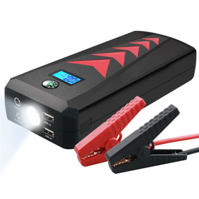 

HCOOL Car Jump Starter Emergency Kit 24000mAh 1000A Peak Multifunction Быстрая зарядка Power Bank Dual USB Charge Port Flashlight