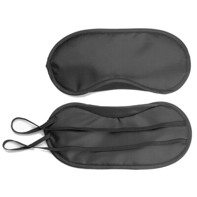 

Polyester Eyeshade Black Sleeping Eye Cover Soft Sponge Pad Eye Mask Blindfold Sleep Eye Patch Goggles
