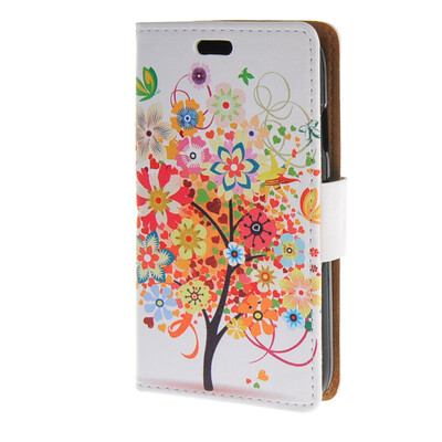 

MOONCASE Case for Samsung Galaxy V Plus G318H Leather Flip Wallet Style and Kickstand Case Cover [Cute Pattern] Design / a01