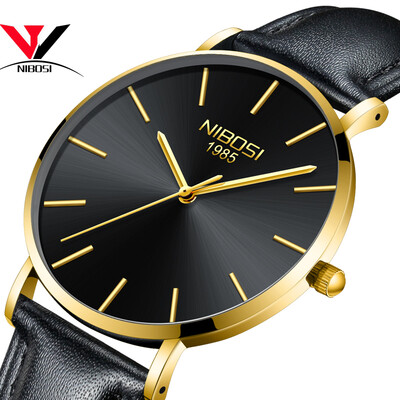 

Relogio Masculino 2018 New Ultra Thin Watches For Men Watch Top Brand Luxury Simple Watch Black Leather Male Clock Waterproof Saat