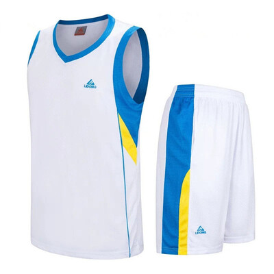 

2018 New Men Basketball Jersey Sets Uniforms kits Adult Sports clothing Breathable basketball jerseys shirts shorts DIY Custom
