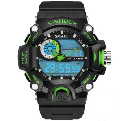 

SMAEL Watches Men Military Mens Watch Reloj Electronic Led Sport Wristwatch Digital Male Clock  Shock Sport Watch Men