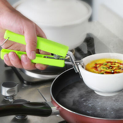 

Stainless Steel Anti-scald Bowl Holder Clip Dish Holder