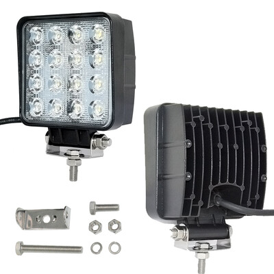 

JieHe 48W Luces Trabajo Led Flood Светодиодный светильник Montaje de luces de antiniebla 4800LM IP67 Непроницаемый пара вне дороги, Камион, Кош
