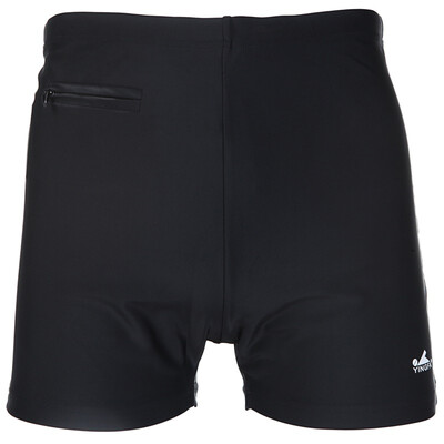 

Jingdong Supermarket] YINGFA Yingfa new flat angle swim trunks 3617-1 pure black