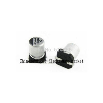 

500pcs 16V 10UF SMD 4x5mm chip Aluminum Electrolytic Capacitor
