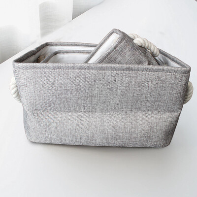 

Jinghui Sitron JH0560 storage box snacks underwear storage basket storage box basket three-piece gray