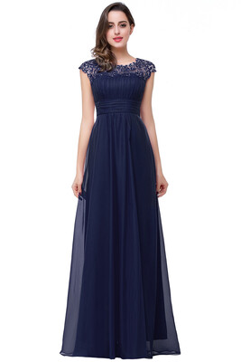 

Lace Chiffon Mother of the bride dresses A-line Evening Dress Bridesmaid Prom Gown