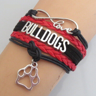 

Fashion Leather Multi-layers Jewelry Shiba Inu Mom Dog Charm Bracelet for Couple Infinity Love Animal Puppy Men Women Chain Bangle