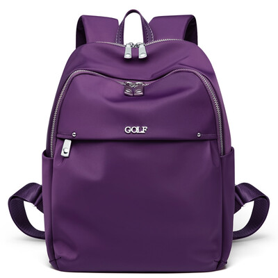 

Golf GOLF Backpack Womens Waterproof Nylon with Microfiber Womens Bag Large Capacity IPDA Bag Elegant Lady Backpack B7BV32935J Black