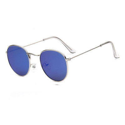 

Металлические круглые солнцезащитные очки Designer Wrap Oval Goggle Декоративные модные популярные Круглые солнцезащитные очки с отражающими очками Adumbral