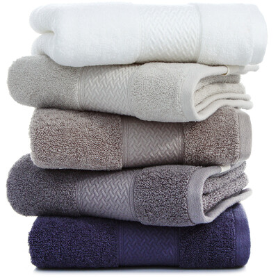 

Sanli 50 combed cotton preferably satin increase towel 5 loaded 35×80cm soft absorbent skin-friendly towel