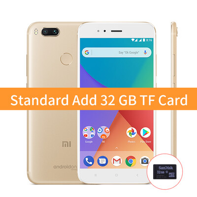 

Глобальная Версия Xiaomi Mi A1 4GB 32GB 5.5 " 1080P Snapdragon 625 Octa Core смартфон Dual 12MP камера Android Один отпечаток паль