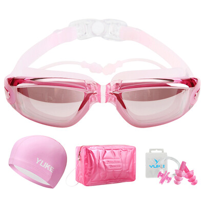

Yuke swim goggles HD waterproof anti fog myopia large frame for men&women 200300400500600 degree