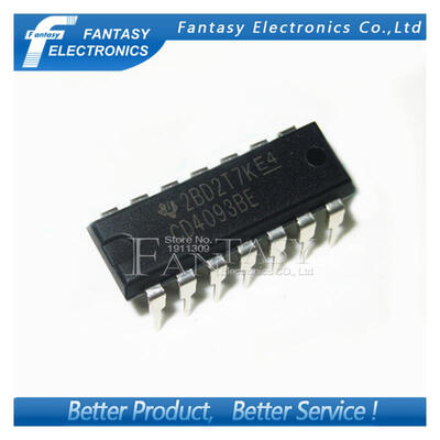 

10PCS CD4093BE DIP14 CD4093 DIP new&original IC free shipping