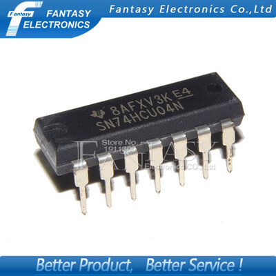 

50PCS SN74HCU04N DIP14 SN74HCU04 DIP 74HCU04N 74HCU04 new and original IC free shipping