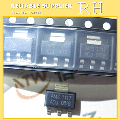 

100PCS/lot AMS1117-ADJ AMS1117 1A Voltage Regulator SOT223