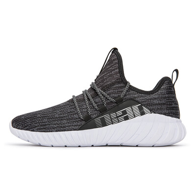 

Qiaodan mens shoes running shoes wear shock absorber sports shoes men XM2580223 black shark ash 40