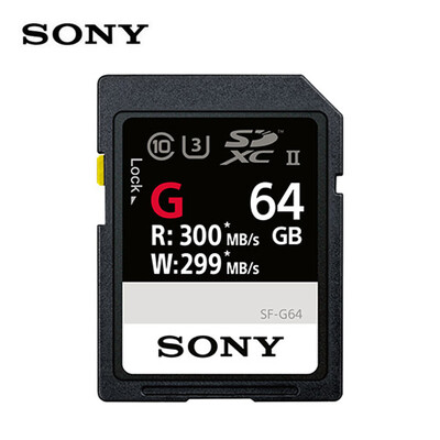 

Sony SONY 64G memory card SF-G64 SDXC UHS-II memory card SD card 300MB S read speed