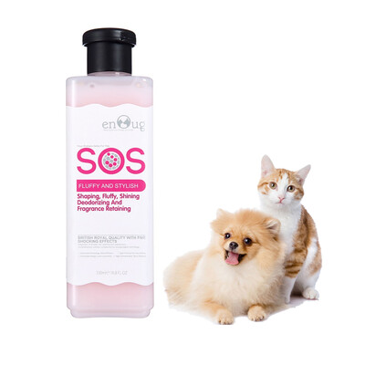 

Enoug SOS Pet Shampoo Cat Dog Shower Gel Gentle Incense Chow Chow Samoyed Fluffy Style 530ml