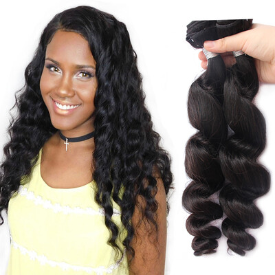 

Nami Hair Brazilian Virgin Hair Loose Wave 3 Piece 100 Unprocessed Hair Extensions Human Hair Weave Bundles Shipping Free