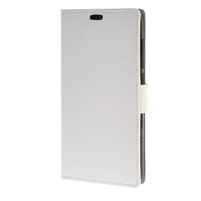 

MOONCASE чехол for ZTE Blade S6 Plus S6+ Кожаный бумажник флип Чехол карты с Kickstand Дело Чехол белый