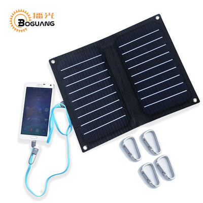 

BOGUANG 5В 10ВТ многокрасочные Складные солнечные ипанели Sunpower Монокрсталлический элемент Для наружного / мобильного /поездки