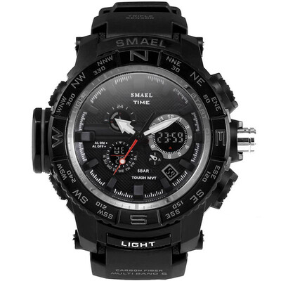 

Orange Sport Watch SMAEL Brand Watches LED Digital Wristwach Multi-functional Men Clock Led Stopwatch 1531  Shock Sport Watch