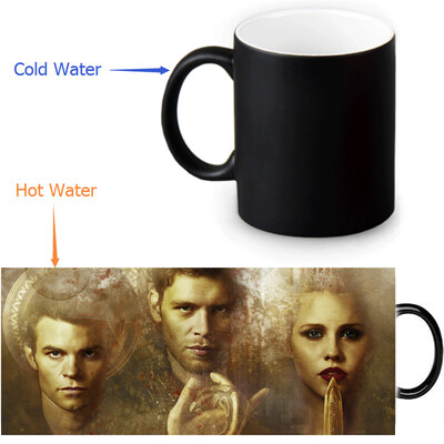 

Оригинальные 350 мл / 12 унций Heat Reveal Mug Color Change Чашка кофе Чувствительные морфинг-кружки Волшебная чашка для чайных чашек