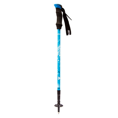 

Wolf walker outdoor trekking pole straight grip handle aluminum hiking outdoor walking stick blue