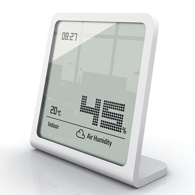 

Yuhuaze multifunctional light electronic thermometer&hygrometer large screen weather forecast clock thermometer with power display
