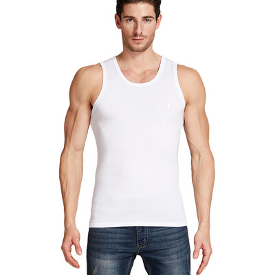 

Playboy PLAYBOY Mens modal cotton vest mens tight sports bottoming shirt fitness vest breathable thin section black XL