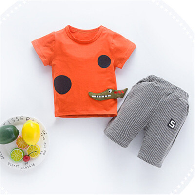 

Boy Clothing Sets Summer Boys Clothes Children Clothing T-shirtShorts Kids Clothes Toddler Boy Outfits Sport Suits