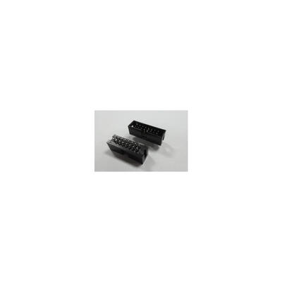 

100PCS DC3 16 Pin Shrouded Male Header Connector 254mm
