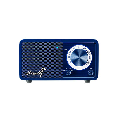 

Sangean MOZART Sapphire Blue Mini Беспроводной деревянный динамик Радио Портативный Bluetooth-динамик